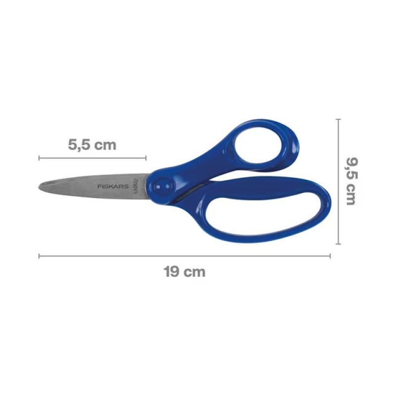 Fiskars Große Kinderschere 15 cm blau 8+